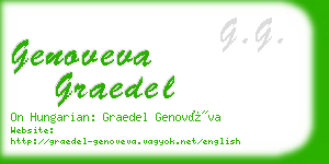 genoveva graedel business card